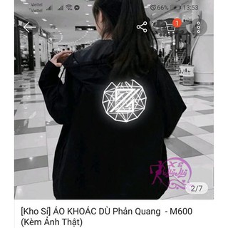Áo khoác gió phản quang