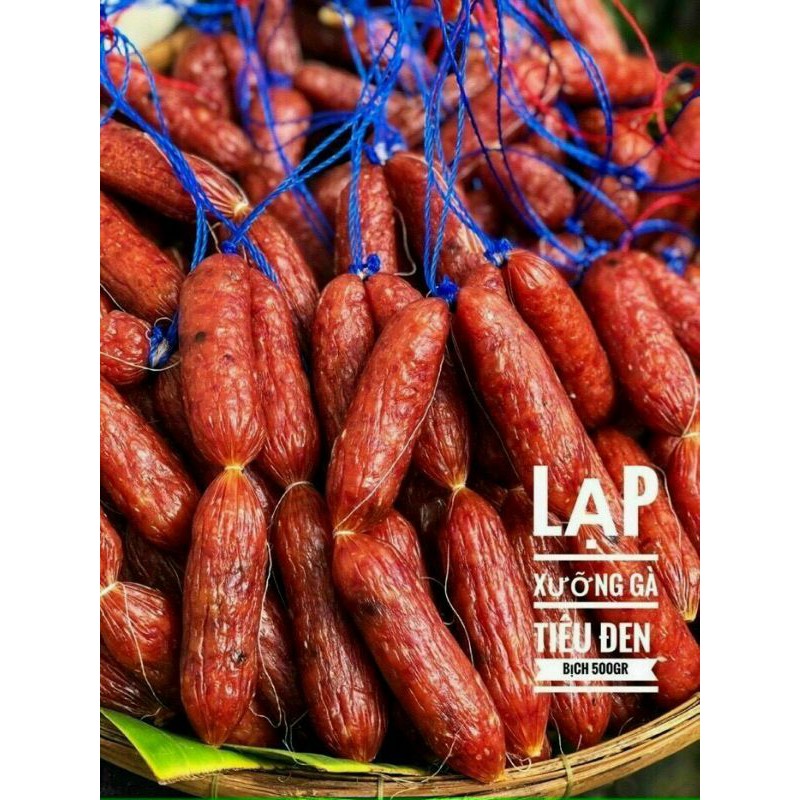 1kg Lạp Gà Tiêu Đen Loại Hảo Hạng , siêu ngon [FREE SHIP] TỪ ĐƠN 50K, [Loại Đặc Biệt] Hàng ngon nhà làm