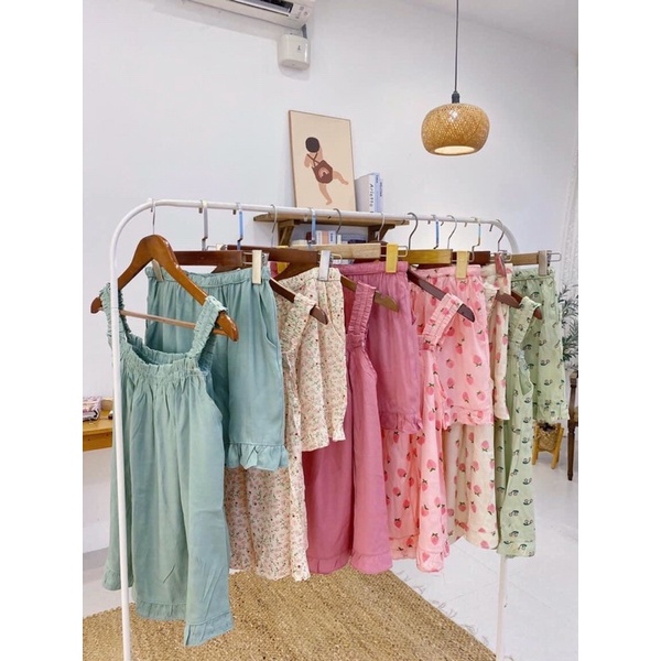 Đồ bộ pijama đũi lạnh hàn quốc cao cấp