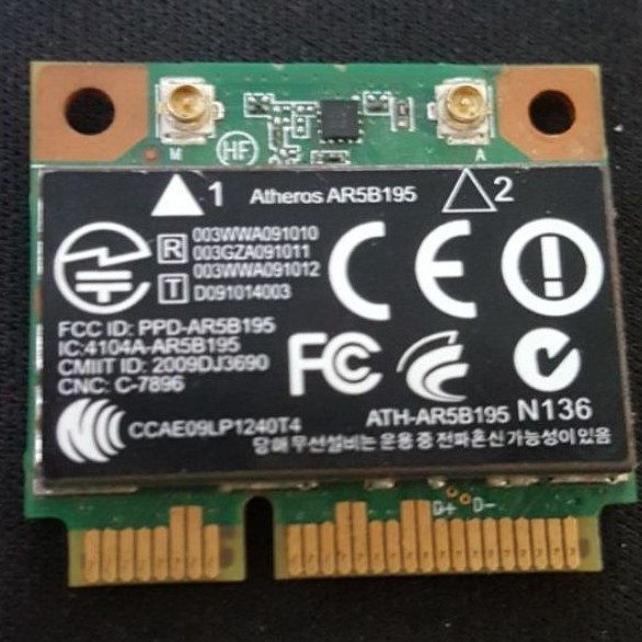 Card Wifi Laptop HP Probook 4530s Atheros AR5B195 RT3290 | WebRaoVat - webraovat.net.vn