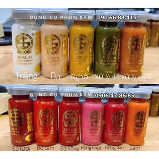 Mực phun xăm Berlin của Đức 10ml