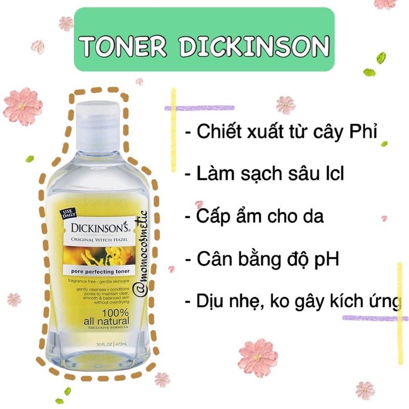 Nước hoa hồng Dickinson's Original Witch Hazel