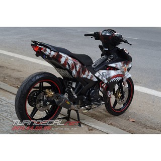 Tem trùm Exciter 150 rỉ sét