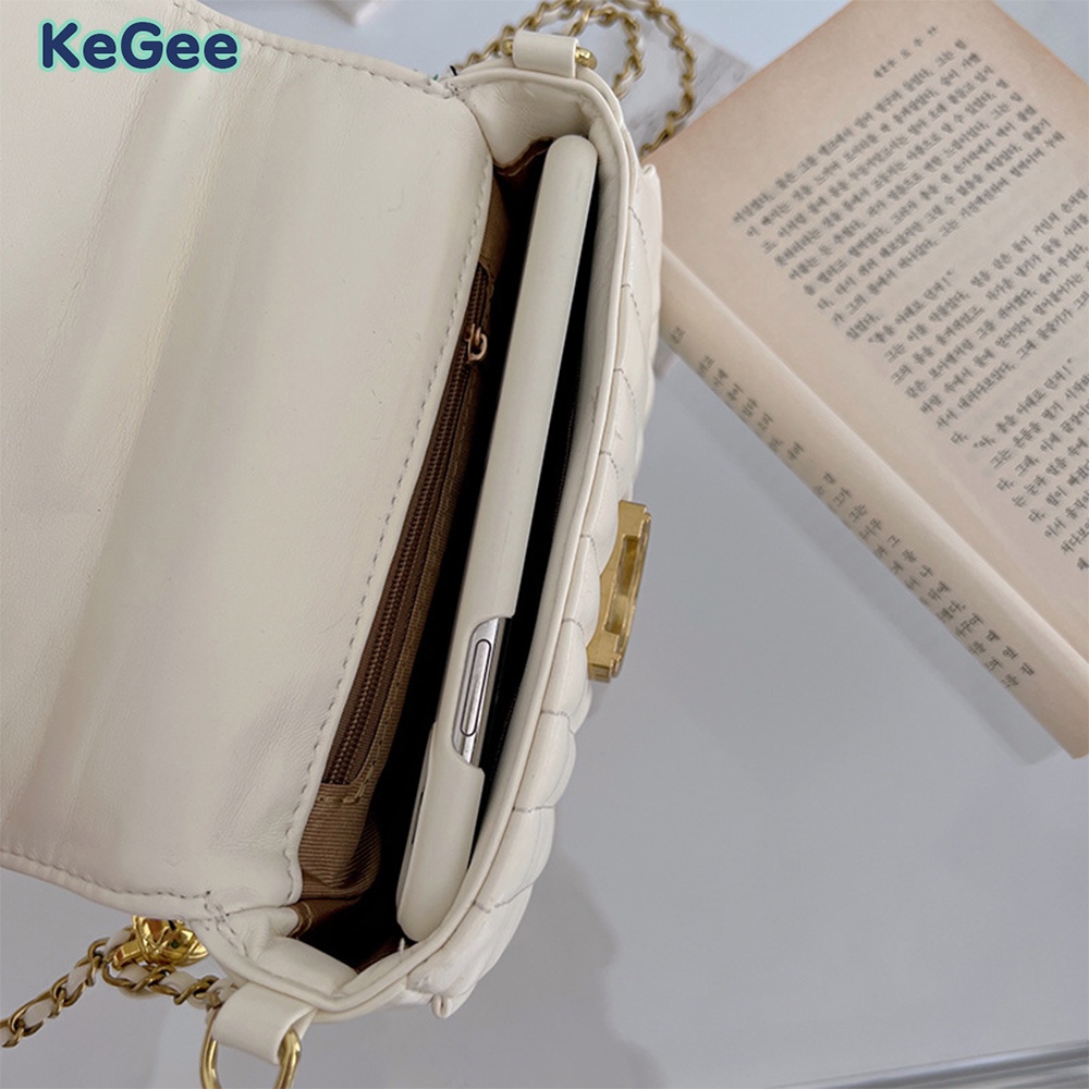 KeGee Túi xách nữ phong cách hàn quốc ,Túi Da PU Đeo Chéo Mini Thời Trang Cho Nữ