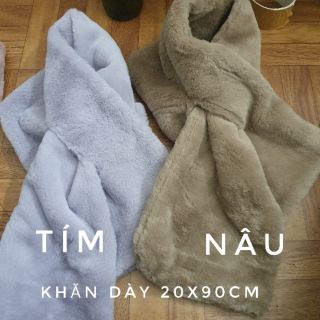 Khăn lông thỏ Sky cashmere ngắn các màu