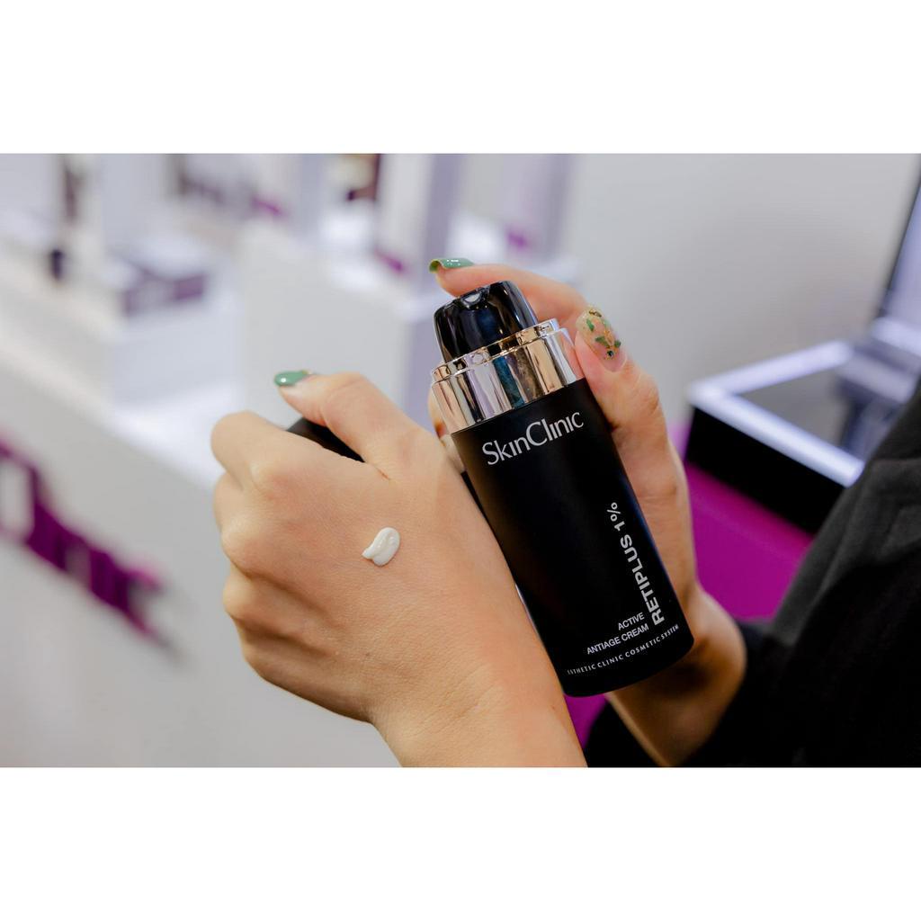 SkinClinic Retiplus 1% Kem Dưỡng Retinol + Vitamin C Ngăn Ngừa Lão Hóa Da Ban Đêm