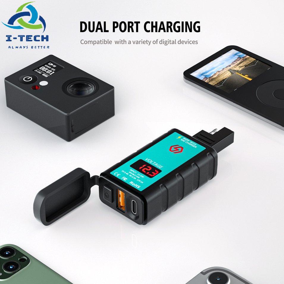⚡Khuyến mại⚡Square Car Charger Single USB Fast Charge + PD Fast Charge Charger ZH-1422B1 | BigBuy360 - bigbuy360.vn