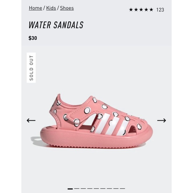 Sandal DAS Water Sandal I Pink cho bé gái