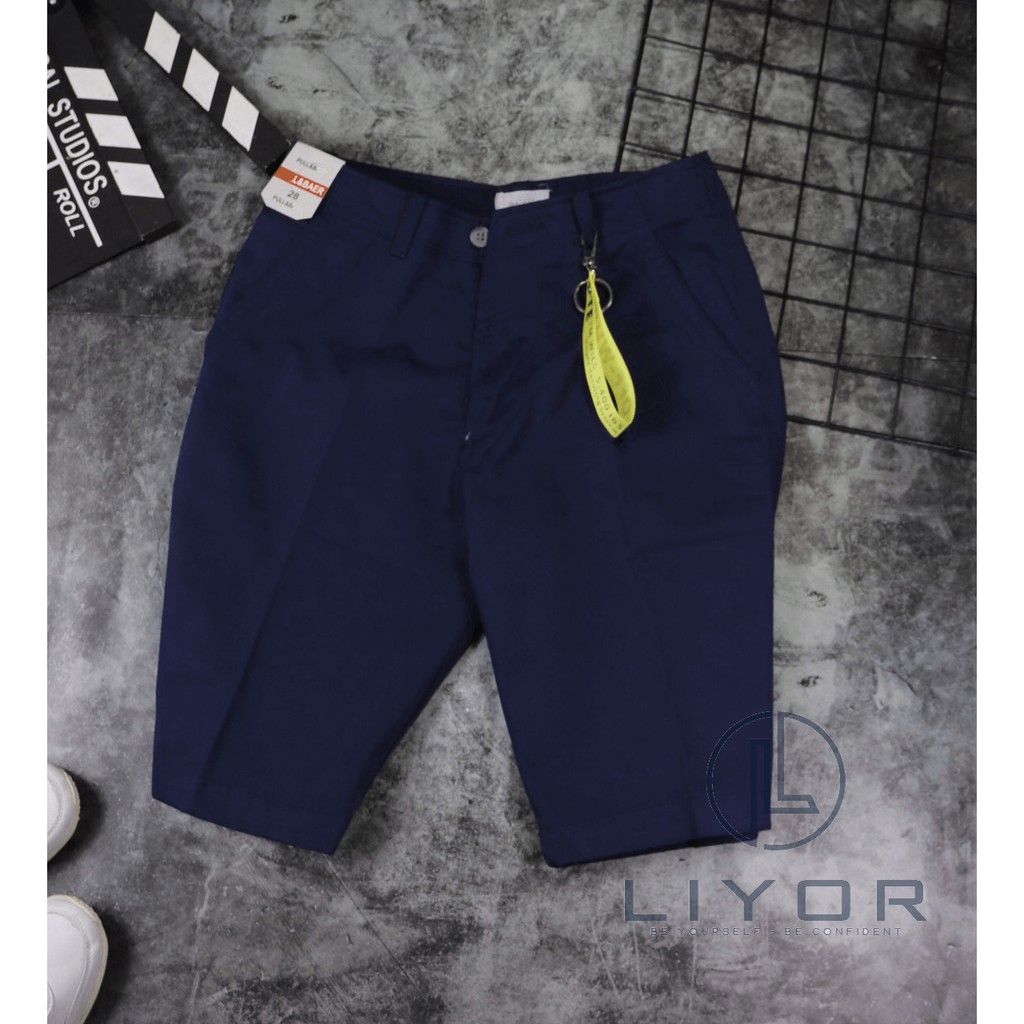 Quần short kaki nam trơn đơn giản chất liệu kaki cao cấp độc đáo - Liyorf - QKK004