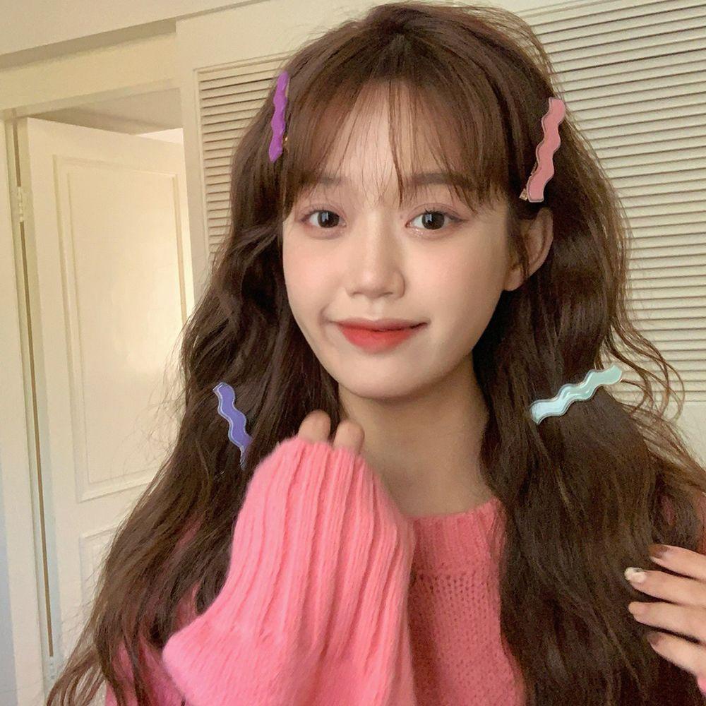 Kẹp Tóc Nhựa Acrylic Hình Mỏ Vịt Dễ Thương Phong Cách Hàn Quốc 1