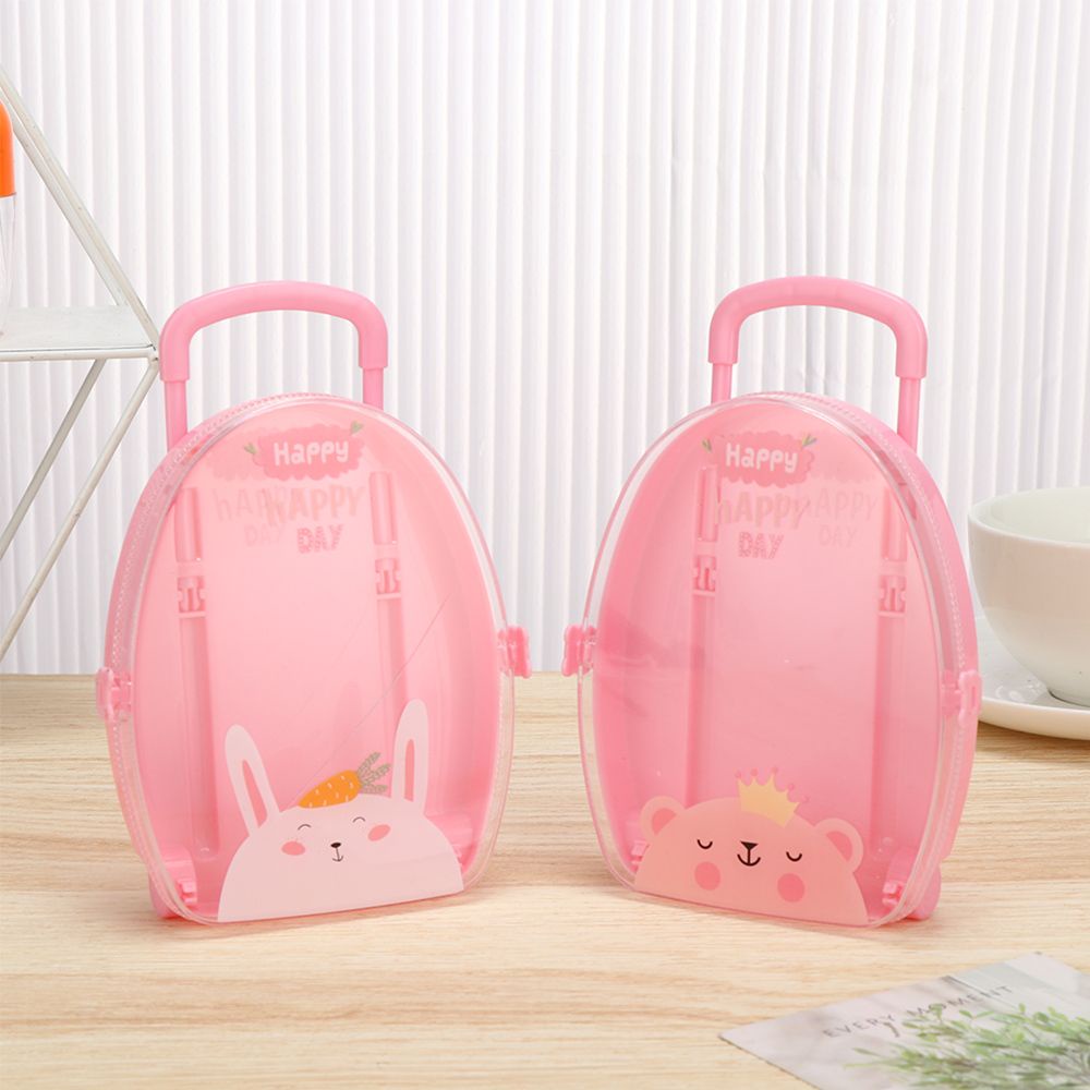 Hộp Nhựa Đựng Trang Sức Hình Thỏ Và Cà Rốt Ốp