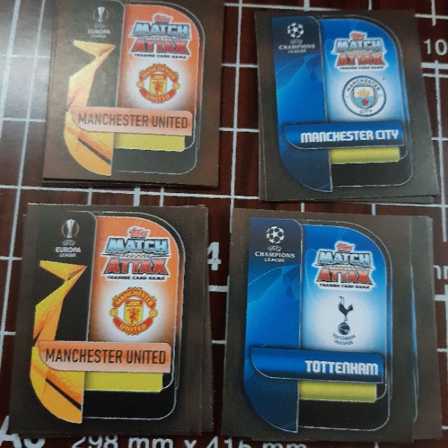 Match Attax kích thước thẻ Poca theo yêu cầu