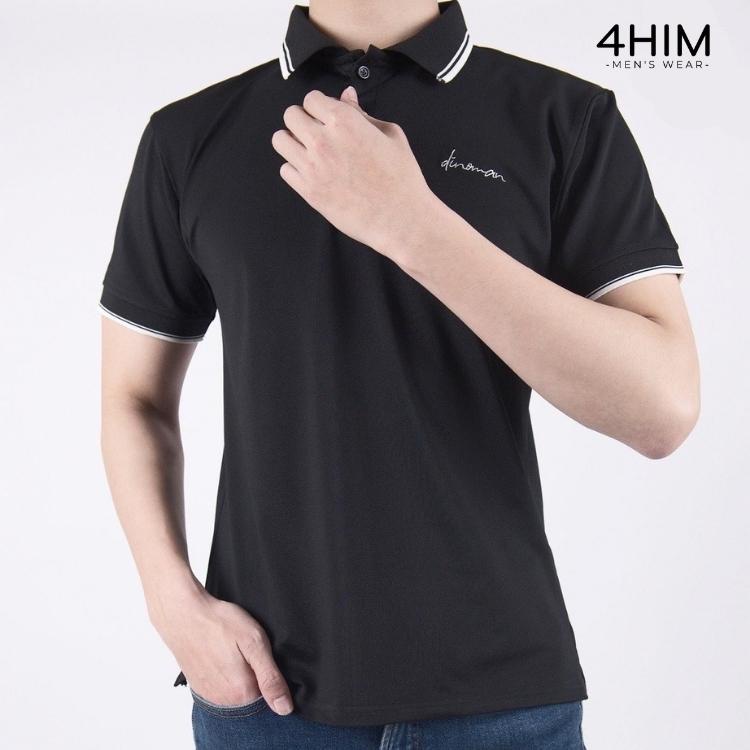 Áo thun nam cổ bẻ ngắn tay 4Him regular fit chuẩn hàng xuất, áo polo nam cao cấp chất cotton thoáng mát