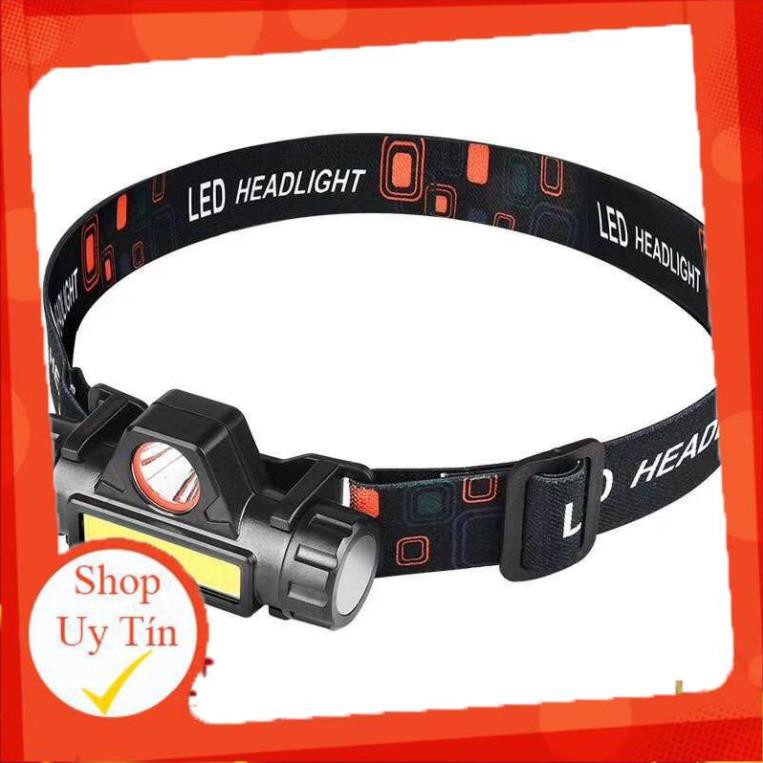 [Thanh Lý] Đèn Đội Đầu Mini Siêu Sáng, Đèn Pin Đội Đầu Mini Siêu Sáng 3in1 siêu tiết kiệm