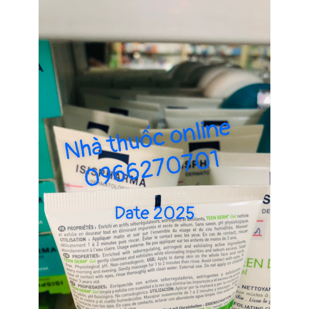 Gel Rửa Mặt Isis Pharma Teen Derm Gel 150ml