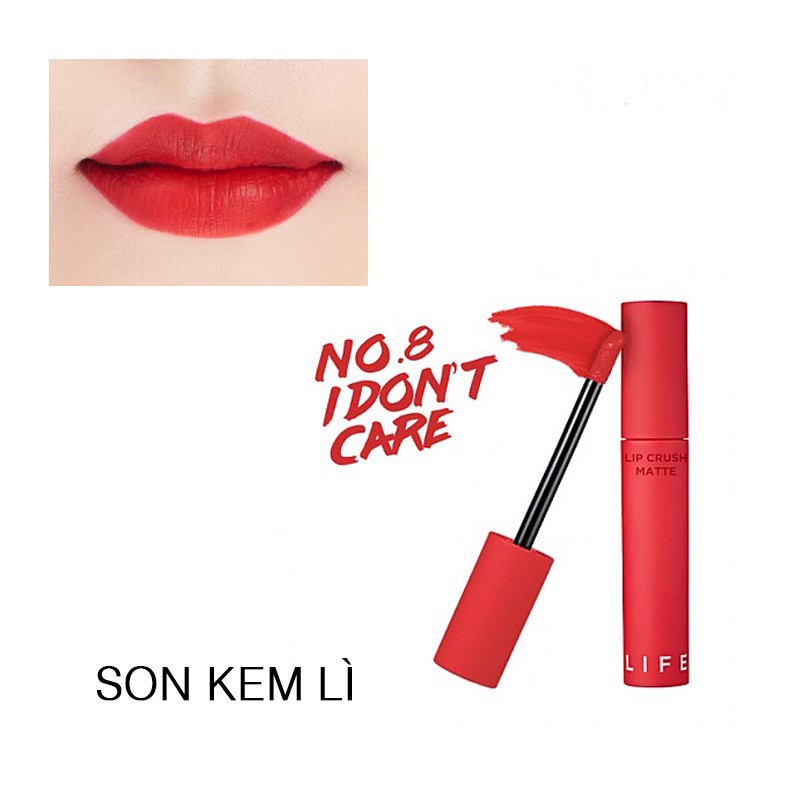 Hàn Quốc Chính Hãng - Son Kem Siêu Lì It’s Skin Lip Crush Matte Life Color 5g