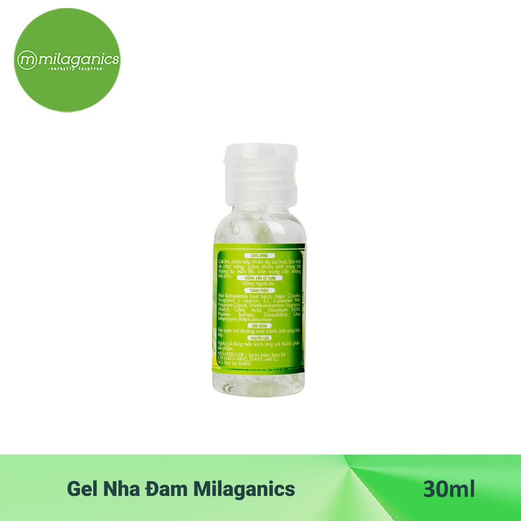 Gel Nha Đam Dưỡng Da Milaganics (30ml) | BigBuy360 - bigbuy360.vn