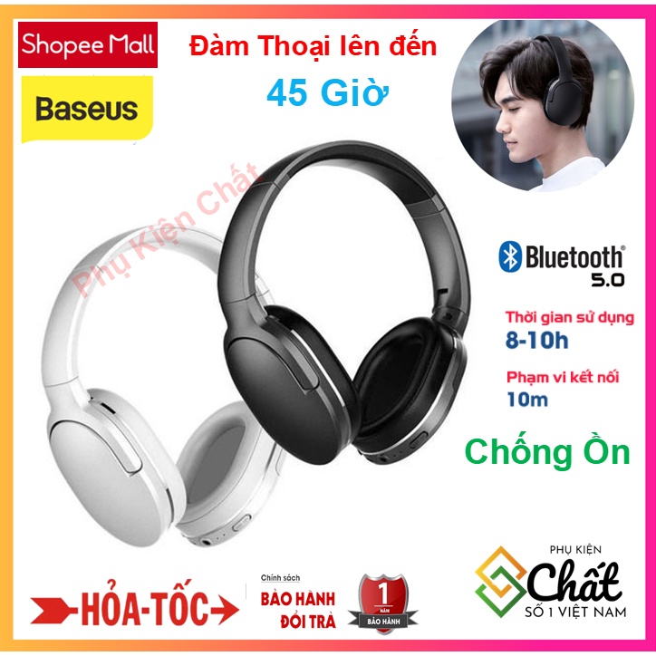 Tai nghe trùm tai không dây cao cấp Baseus D02 Pro Encok Wireless headphone (Bluetooth 5.0, Wireless Hifi)