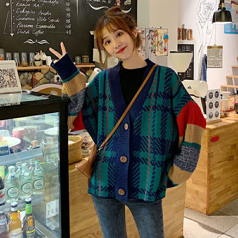 order_áo khoác len nữ ulzzang kẻ kèm ảnh thật ở cuối | BigBuy360 - bigbuy360.vn