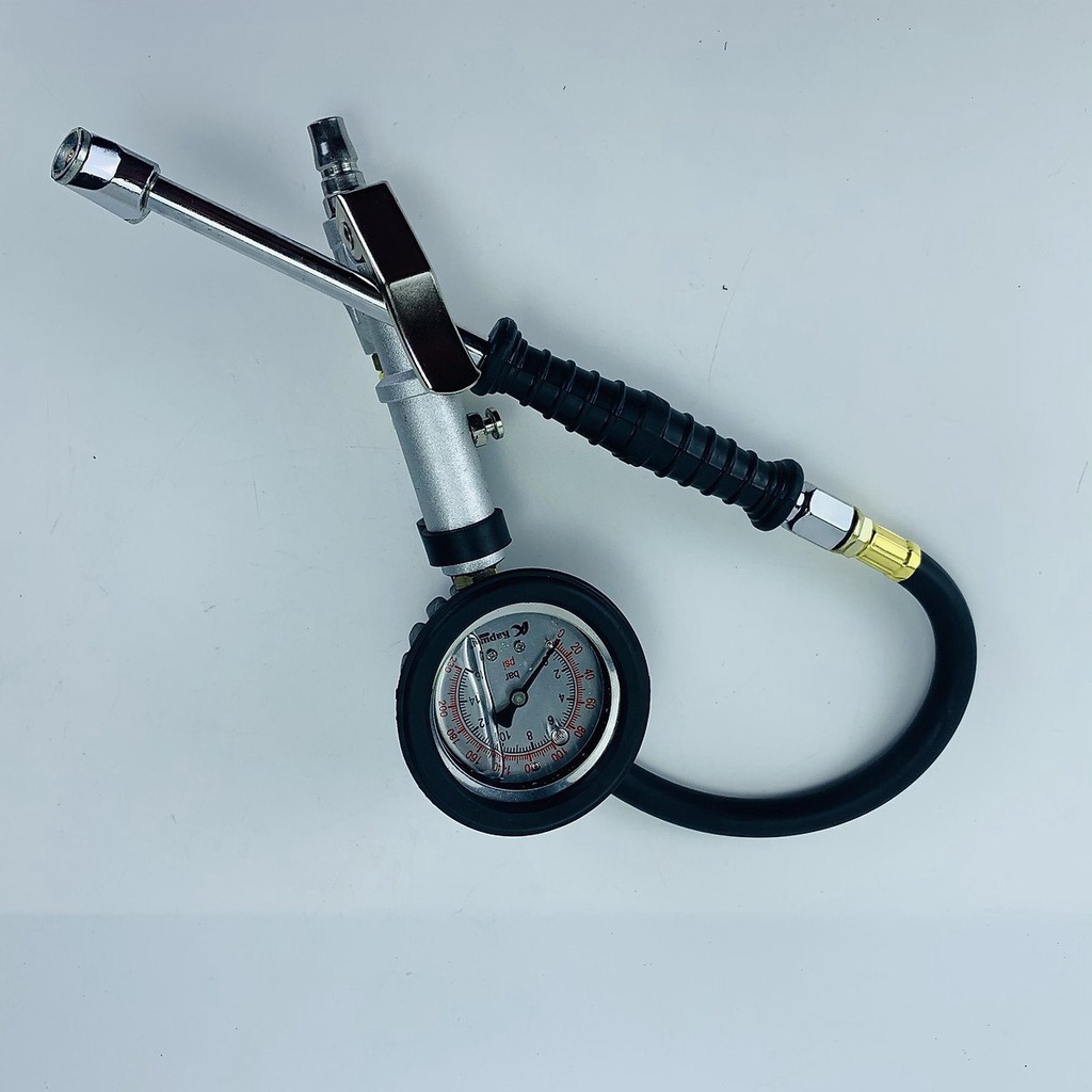 Đồng hồ bơm lốp oto, xe máy 3 chức năng Bơm,Xả,Đo Áp Kapusi Nhật bản