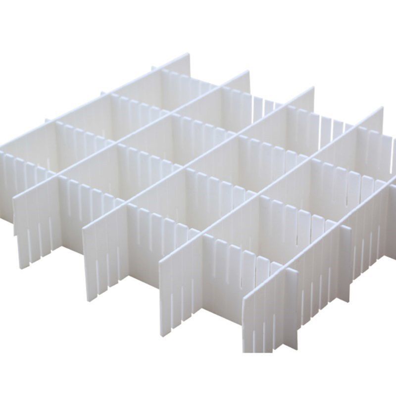 Set 5 Thanh Chia Ngăn Tủ Bằng Nhựa DIY Điều Chỉnh Được