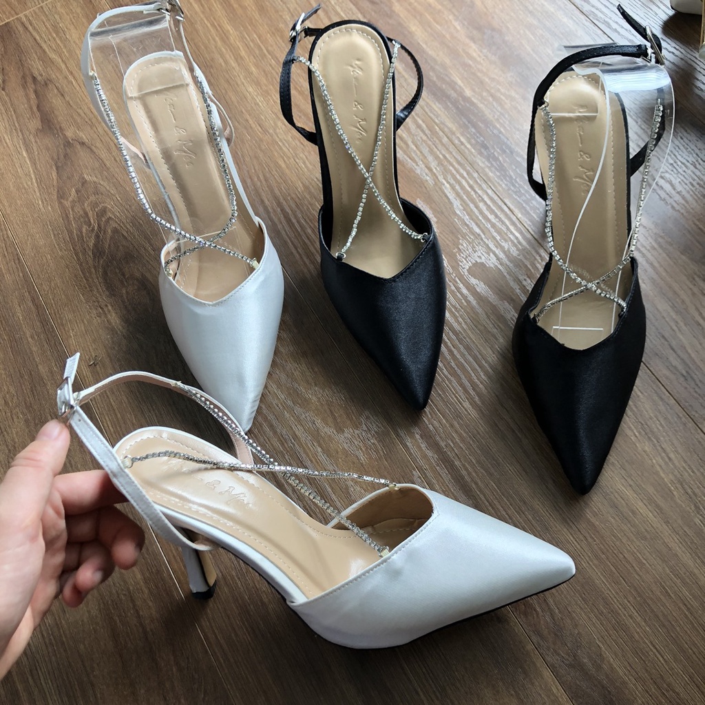 Sandal nữ gót bệt quai chéo đá nhẹ nhàng Q173 hàng chất đẹp