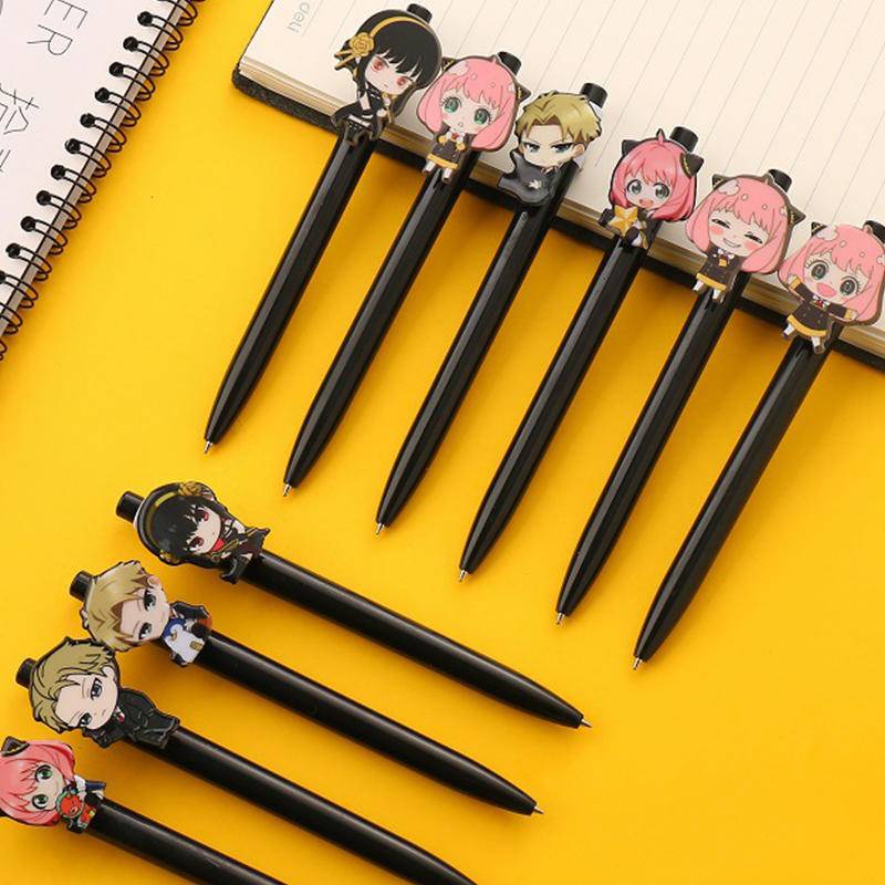 Bút Bi Mực Đen 0.7mm Hình Nhân Vật Loid Forger Yor Forger
