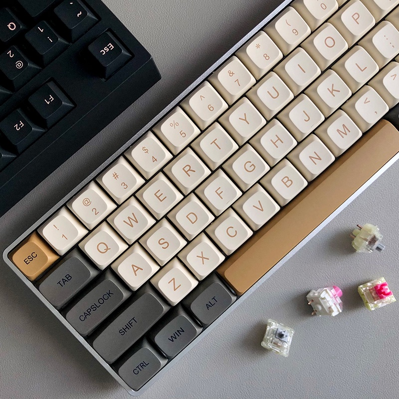 Vận chuyển nhanh chóng / keycaps XDA / bộ keycap PBT / Dye-thăng hoa / GMK 61/68/84/980/100/104/68 bàn phím cơ