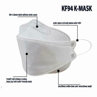 Khẩu trang KF94 4D bịch 10 cái