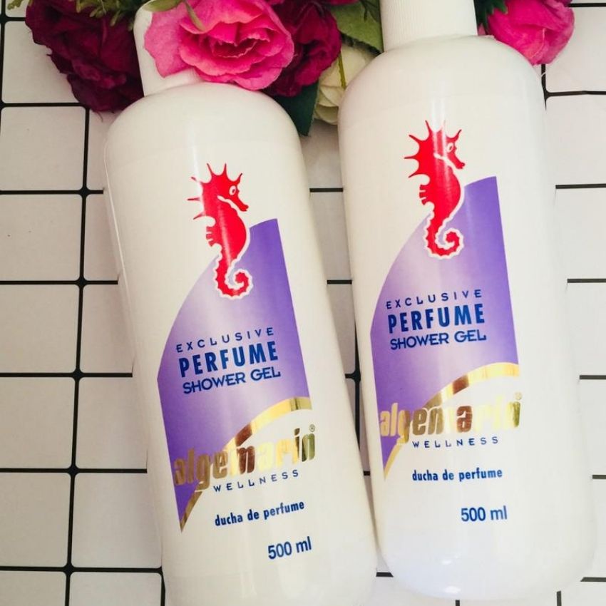 Sữa tắm cá ngựa hương nước hoa  ALGEMARIN PERFUME SHOWER GEL CỦA ĐỨC CHAI 500ML quyến rũ và quý phái