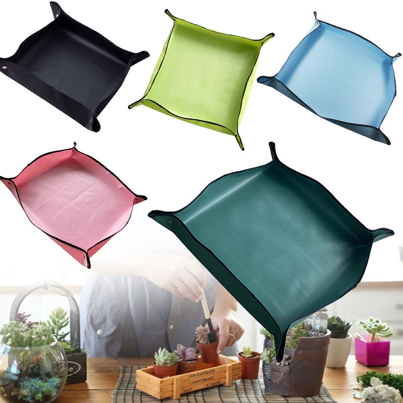 Thảm Trồng Cây Bằng Nhựa PVC Chống Thấm Nước Có Thể Gấp Gọn 50-100CM