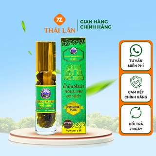 Dầu gió thảo dược 29 vị Otop Aroma Thai Oil Puya Brand 8ml, dầu cao xoa bóp Thái Lan