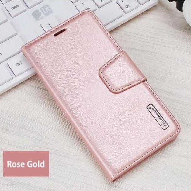 [FreeShip] Bao da dạng ví Oppo A91 / Oppo Reno 3 (dùng chung) hiệu Hanman cao cấp, ngăn đựng thẻ ATM tiền tiện lợi