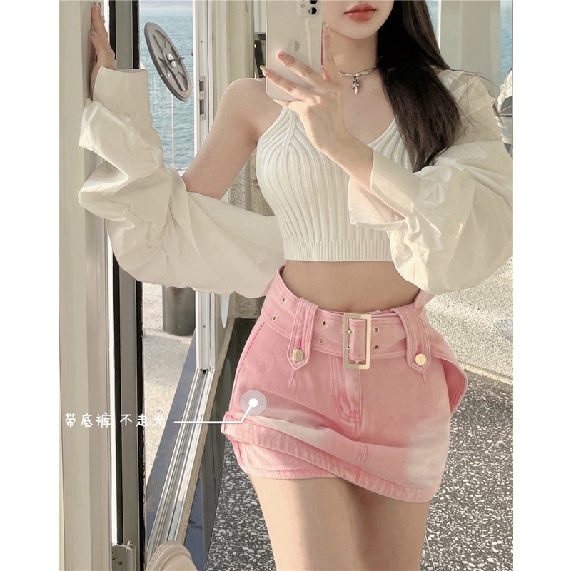 Chân Váy Ngắn Lưng Cao Nhiều Kích Cỡ Thời Trang Mùa Hè Cho Nữ