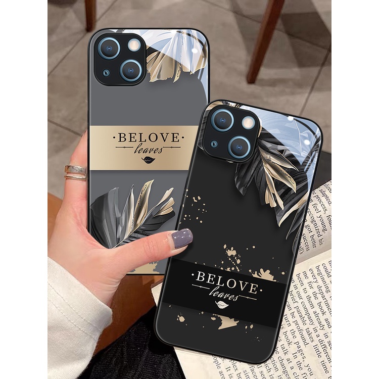 Ốp Điện Thoại Mặt Kính Cường Lực In Hình Cho iphone 13 pro max 14 11 12 mini 6s plus 8 7 6 XS max XR X