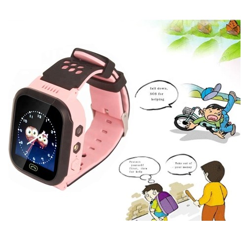 Đồng hồ định vị trẻ em GPS Setracker Q528 Màu hồng