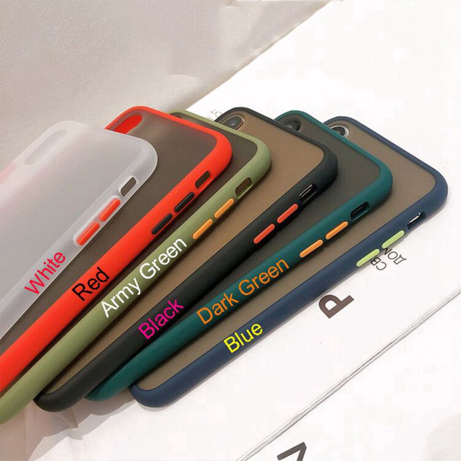 Vỏ Bao Da Điện Thoại Màu Nhám Chống Rơi Cho oppo r15 pro r11 r17 r11s Ốp