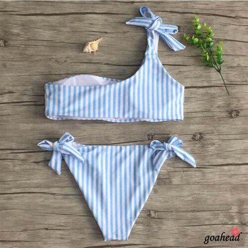 Bộ đồ bơi 2 mảnh họa tiết kẻ sọc quyến rũ cho nữ | BigBuy360 - bigbuy360.vn