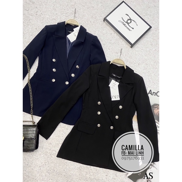 ⚡️ÁO VEST-BLAZER⚡️Áo vest 2 lớp đính cúc đồng 2 màu