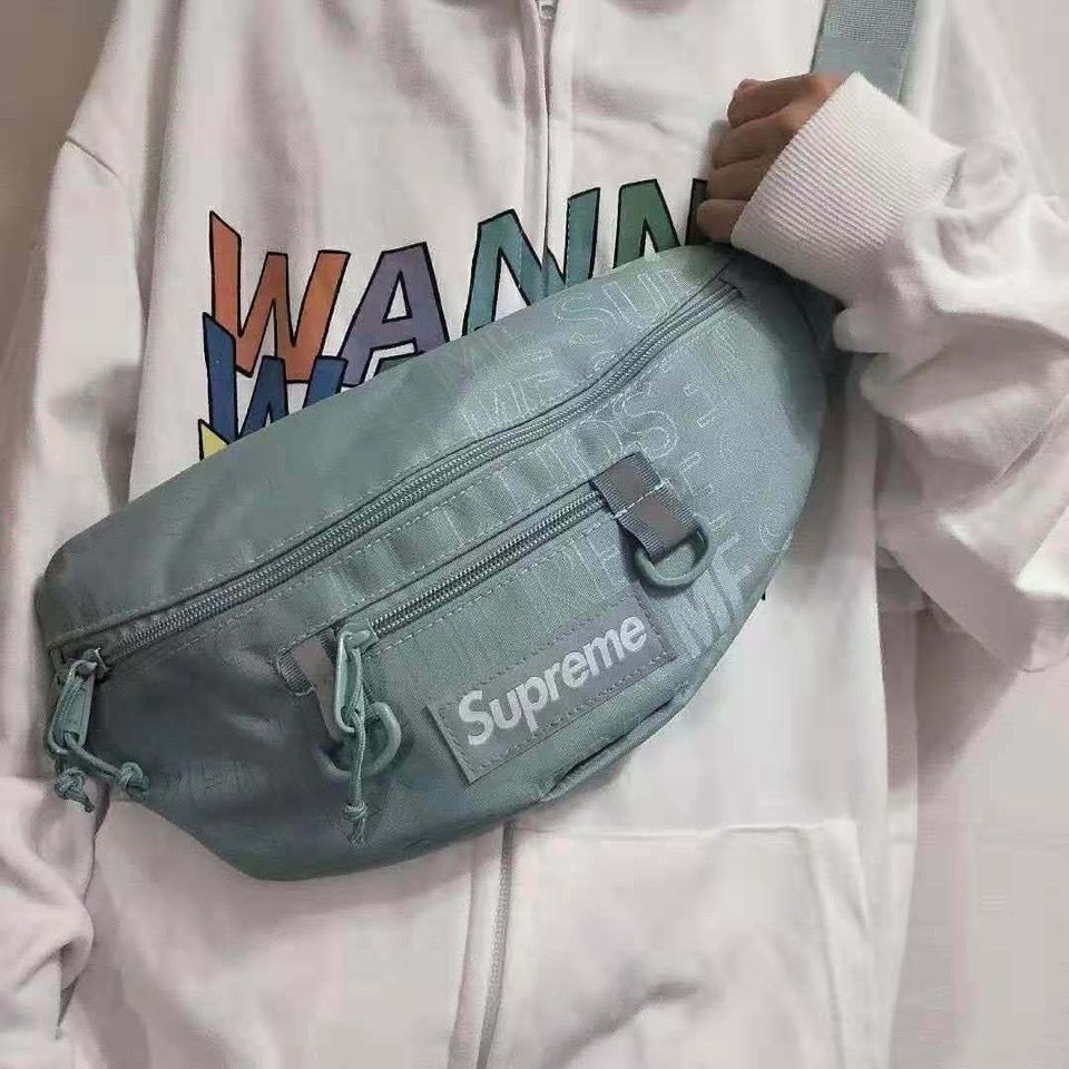 Porter Túi Đeo Hông Thể Thao Một Bên Vai Kẻ Sọc Phản Quang yamahasuprem 20FW Cho Nam Và Nữ locomotiv