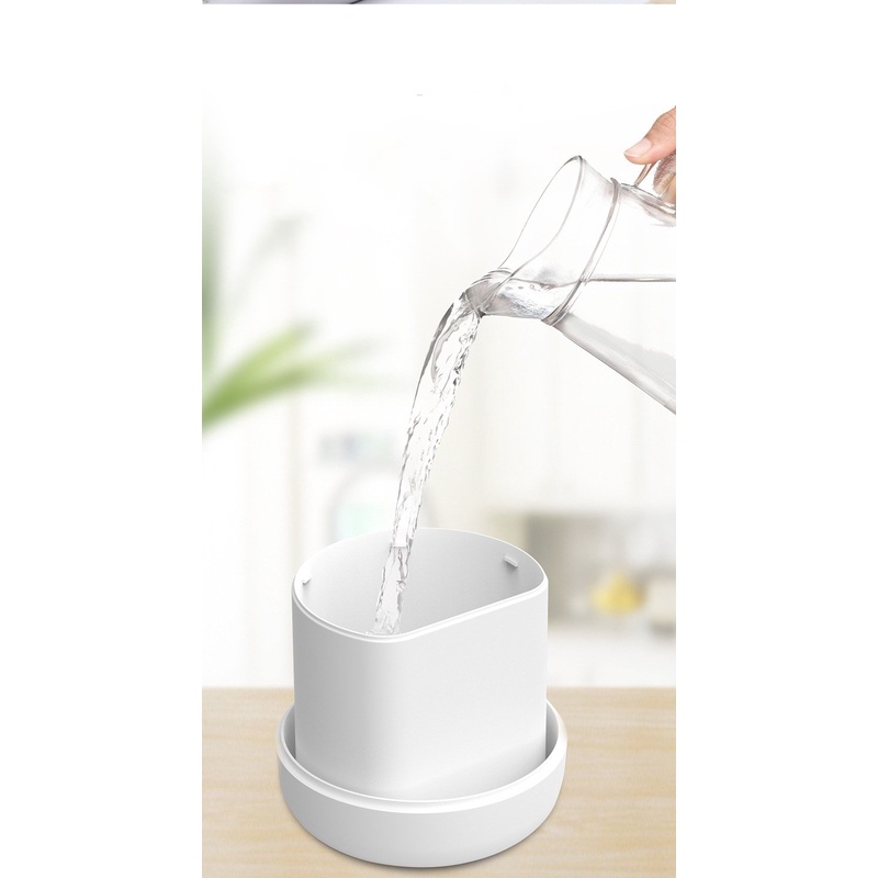 Máy phun sương tạo ẩm mini mèo may mắn dung tích 400ml, máy phun sương đèn Led cổng sạc Usb