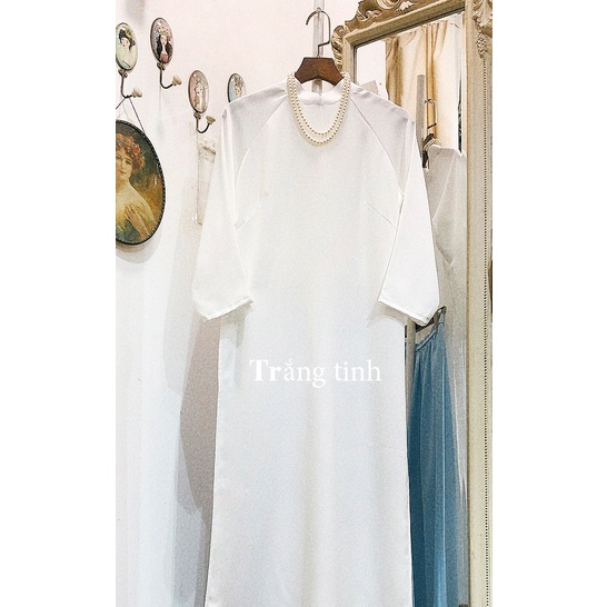 Áo Dài và Quần lẻ Tây Thi Màu Trơn