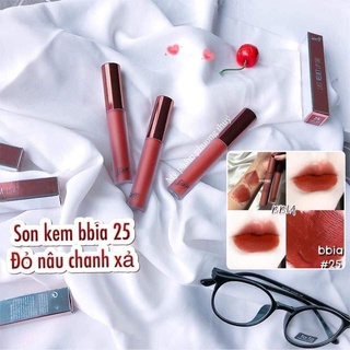 Son bbia 25 đỏ nâu.