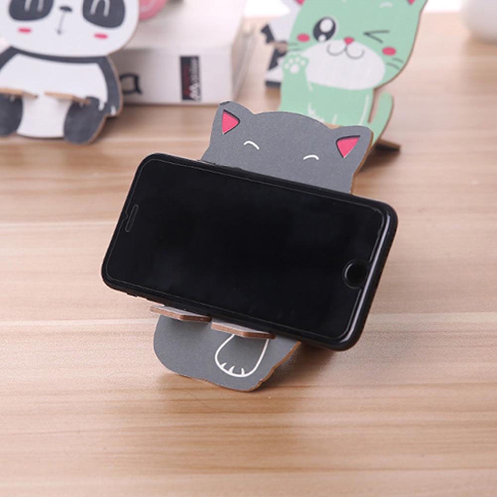 Giá đỡ điện thoại/ máy tính bảng bằng gỗ hình động vật dễ thương nhiều kiểu tùy chọn chất lượng cao