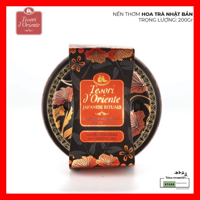 Sữa Tắm Nước Hoa Ý Hương Hoa Trà Nhật Bản - Tesori D'oriente 500ml ( Kèm Vòi )