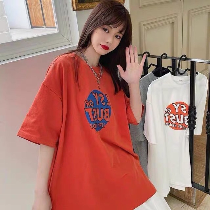 Áo thun LAY BUST From rộng tay lỡ KL Unisex