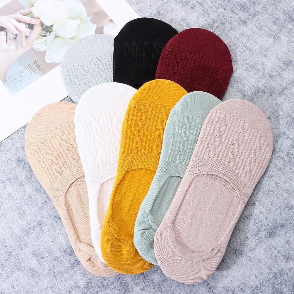 Vớ Thuyền Cotton Vô Hình Thoáng Khí Cho Nữ