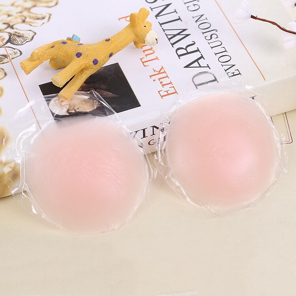 Áo lót dán - miếng dán ngực silicon tàng hình siêu dính siêu thật da cho chị em sexy size to 11cm