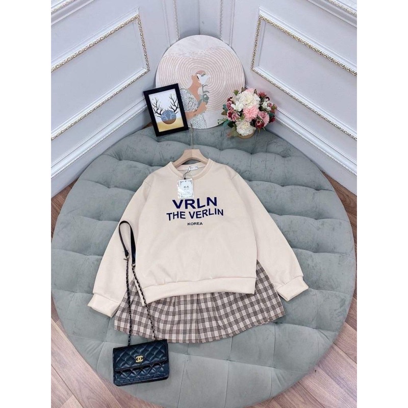 [RẺ VÔ ĐỊCH] Set nỉ sweater kèm chân váy Nữ -Bộ  màu nude basic xinh xắn, dễ thương phong cách hàn quốc Ullzang | BigBuy360 - bigbuy360.vn