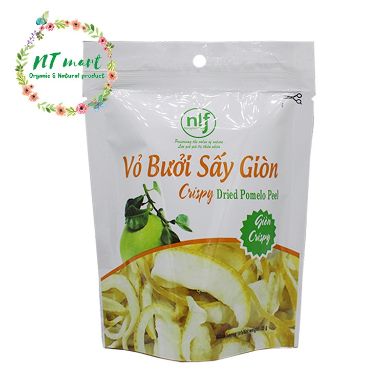 VỎ BƯỞI SẤY GIÒN bao nhôm 25gr - 45gr